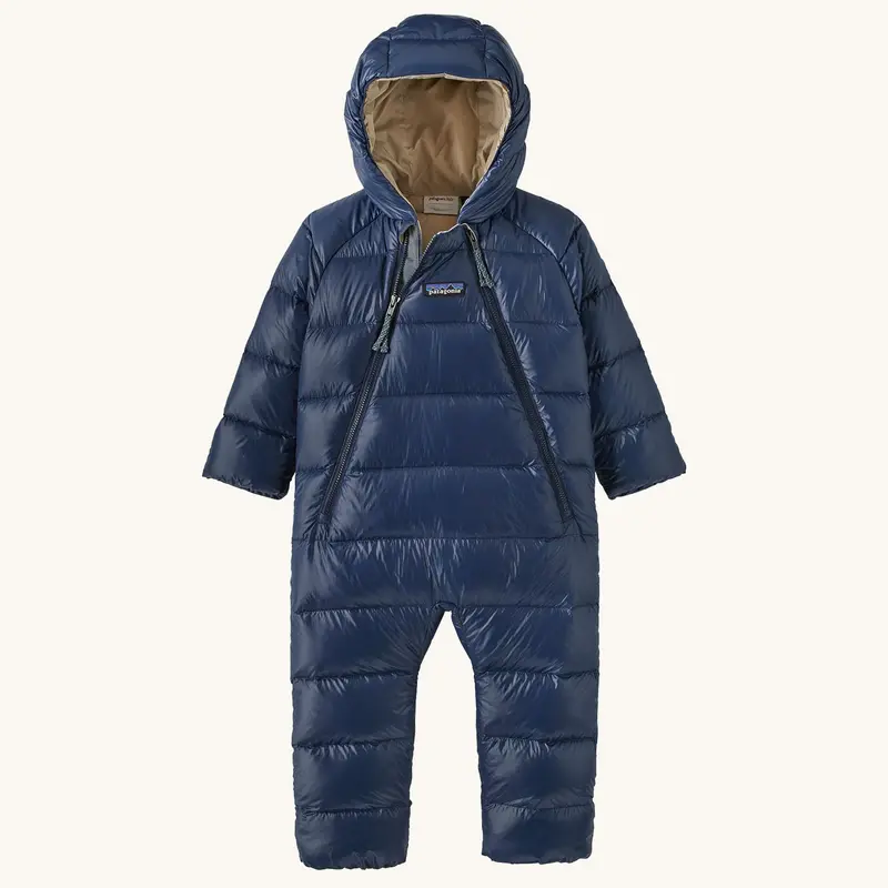 Patagonia Little Kids Hi-Loft Down Sweater Bunting Snow Suit - New Navy 1