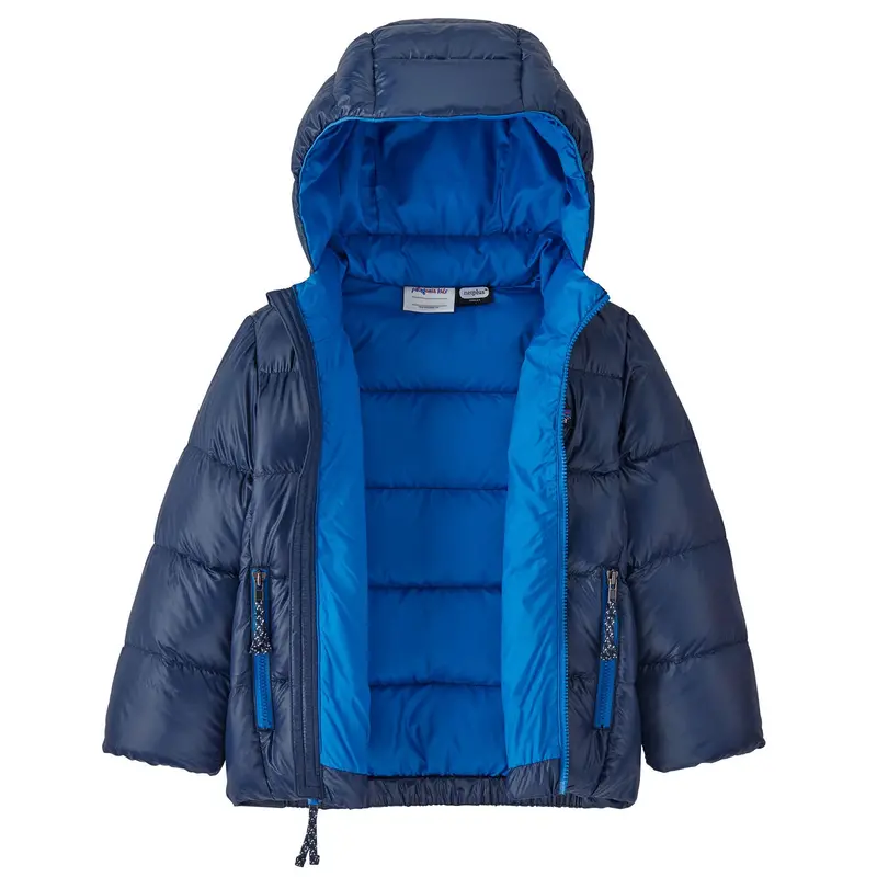 Patagonia Little Kids Hi-Loft Down Sweater Hoody Jacket - New Navy 2