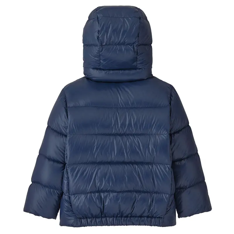 Patagonia Little Kids Hi-Loft Down Sweater Hoody Jacket - New Navy 3