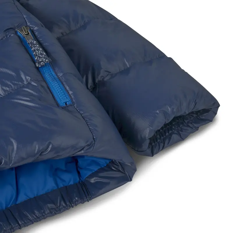 Patagonia Little Kids Hi-Loft Down Sweater Hoody Jacket - New Navy 6