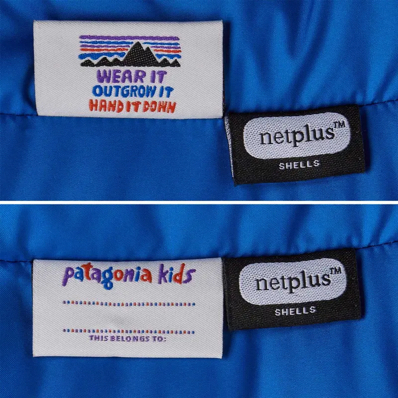 Patagonia Little Kids Hi-Loft Down Sweater Hoody Jacket - New Navy 7