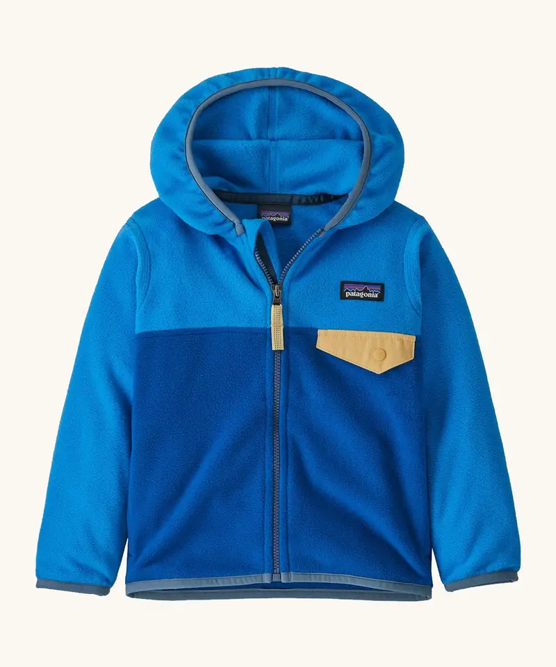 Patagonia Little Kids Micro D Fleece Jacket - Vessel Blue 1