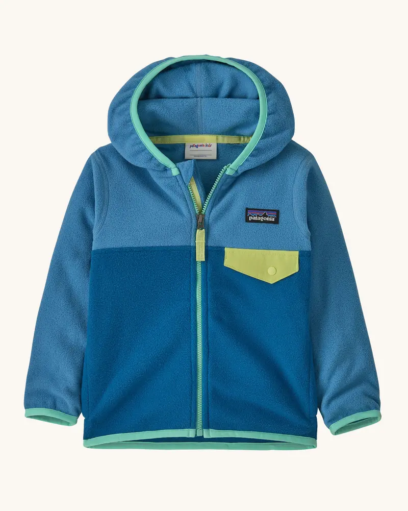 Patagonia Little Kids Micro D™ Snap-T® Jacket - Aquatic Blue 1