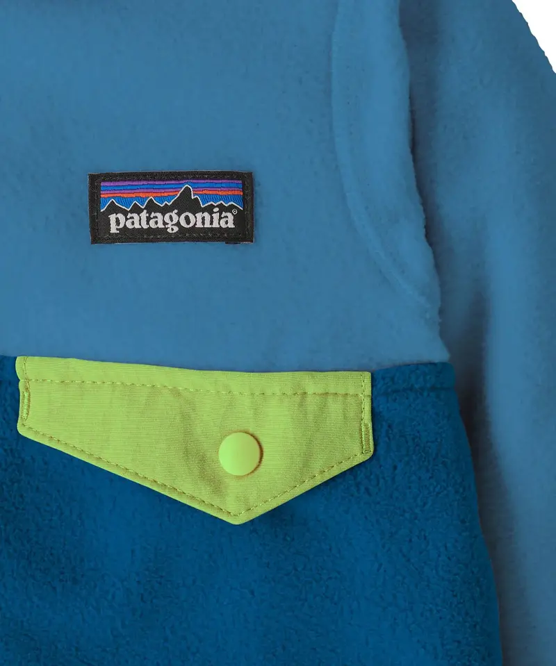 Patagonia Little Kids Micro D™ Snap-T® Jacket - Aquatic Blue 2
