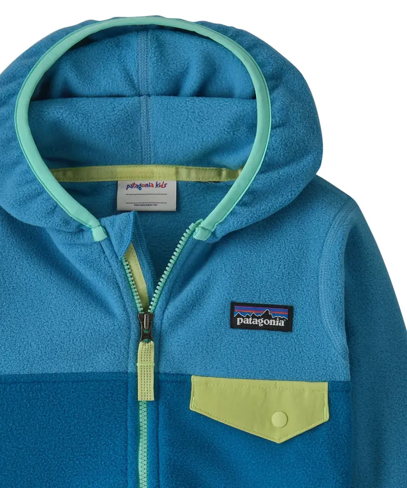 Patagonia Little Kids Micro D™ Snap-T® Jacket - Aquatic Blue 6