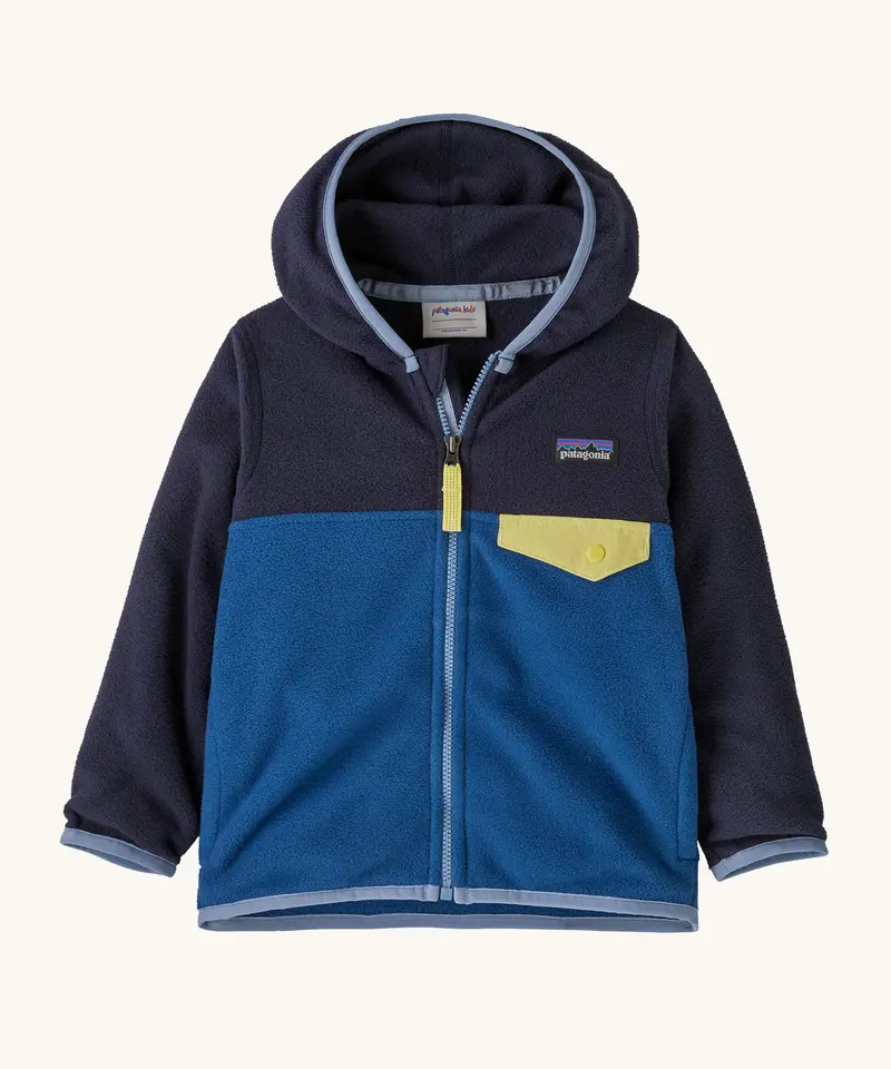 Patagonia Little Kids Micro D Snap-T Jacket - Clement Blue 1