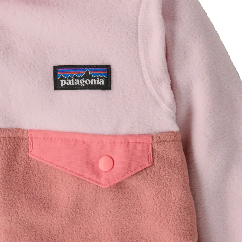 Patagonia Little Kids Micro D™ Snap-T® Jacket - Moment Pink 4