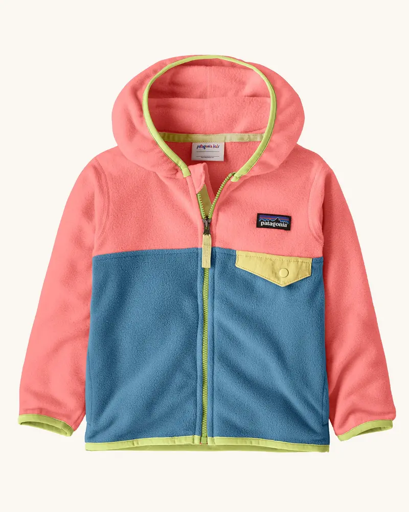 Patagonia Little Kids Micro D™ Snap-T® Jacket - Shore Blue 1