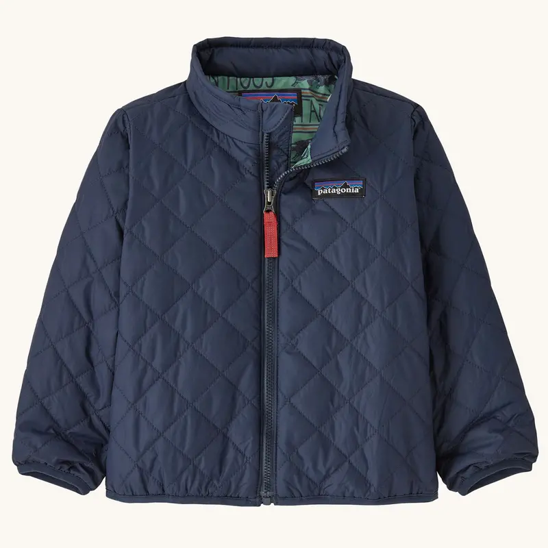 Patagonia Little Kids' Nano Puff Jacket - New Navy 1