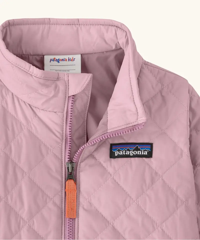 Patagonia Little Kids Nano Puff® Jacket - Quiet Violet 3