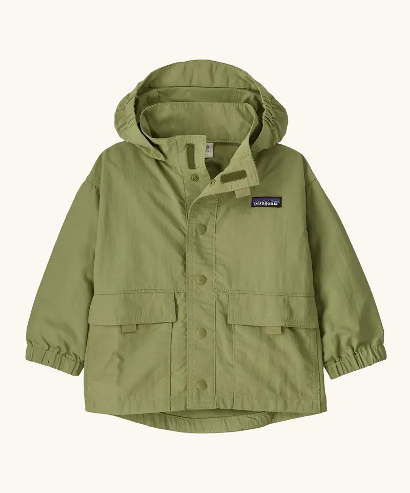 Patagonia Little Kids Outdoor Everyday Jacket - Buckhorn Green 1