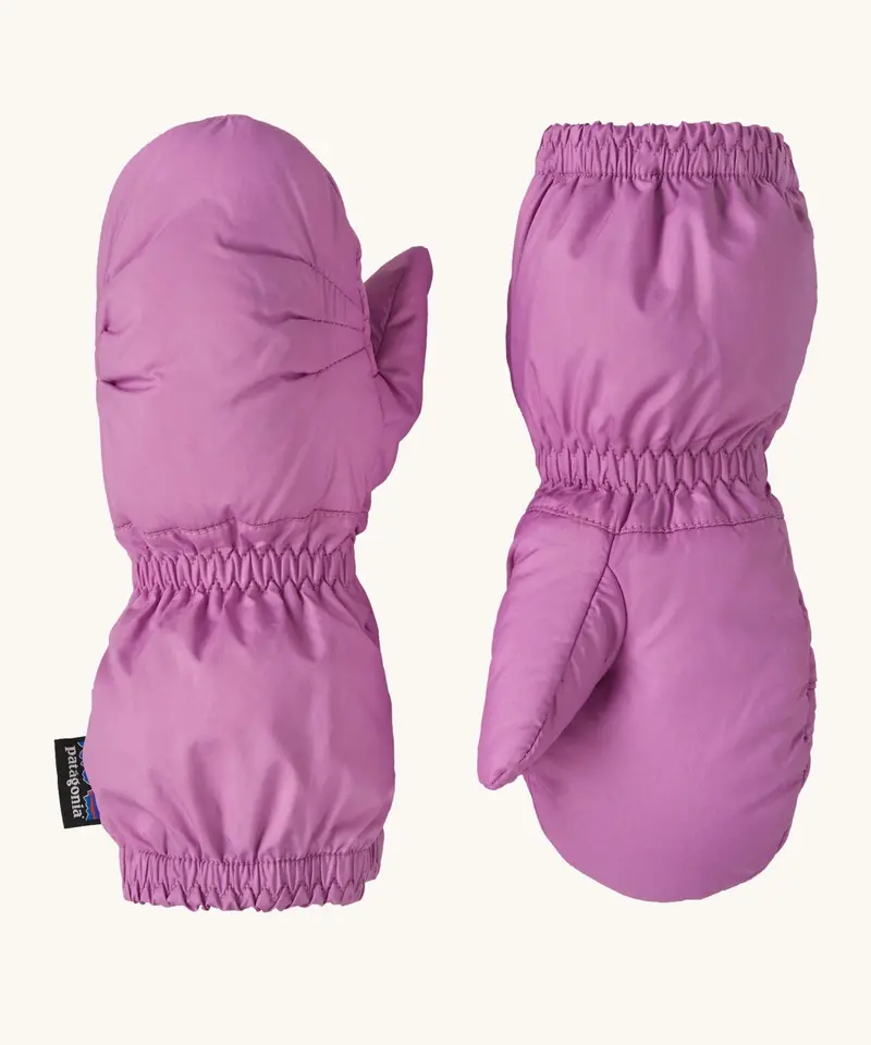 Patagonia Little Kids Puff Mitts - Brisk Purple 1