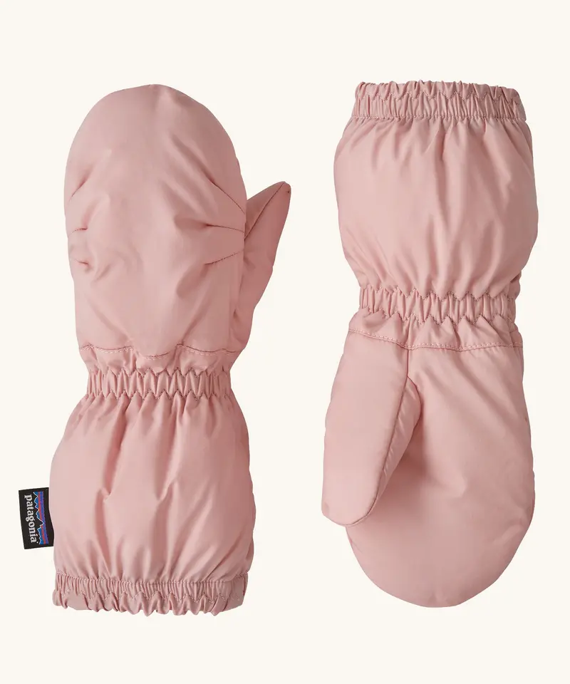 Patagonia Little Kids Puff Mitts Mallow Pink 1