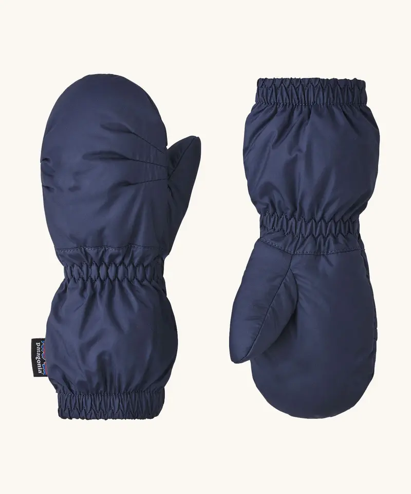 Patagonia Little Kids Puff Mitts - Navy 1