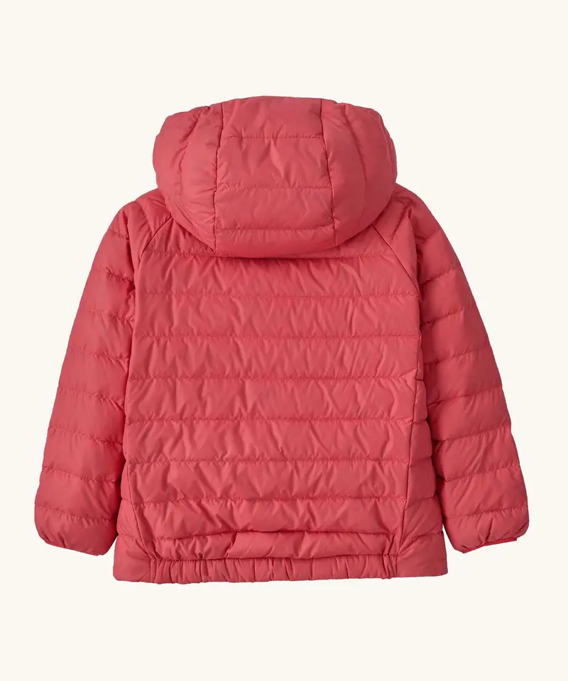 Patagonia Little Kids Reversible Down Sweater Hoody - New Navy 2