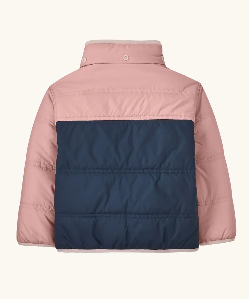 Patagonia Little Kids Reversible Tribbles Hoody - Barnacle Blue 4