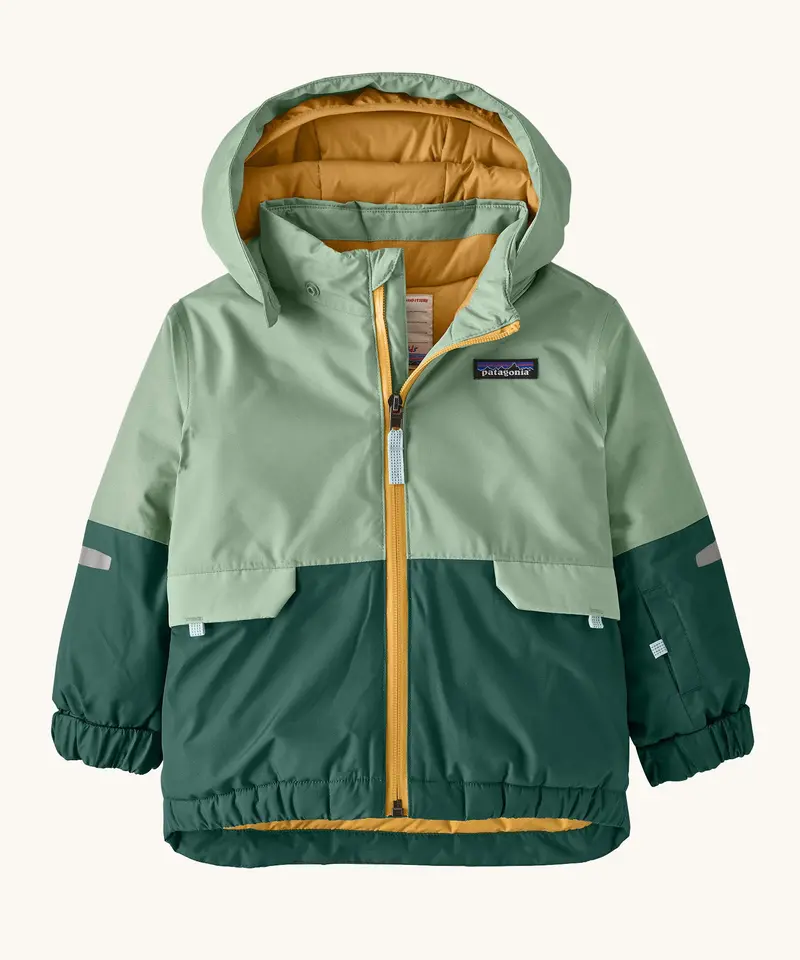 Patagonia Little Kids Snow Pile Jacket - Ellwood Green 1