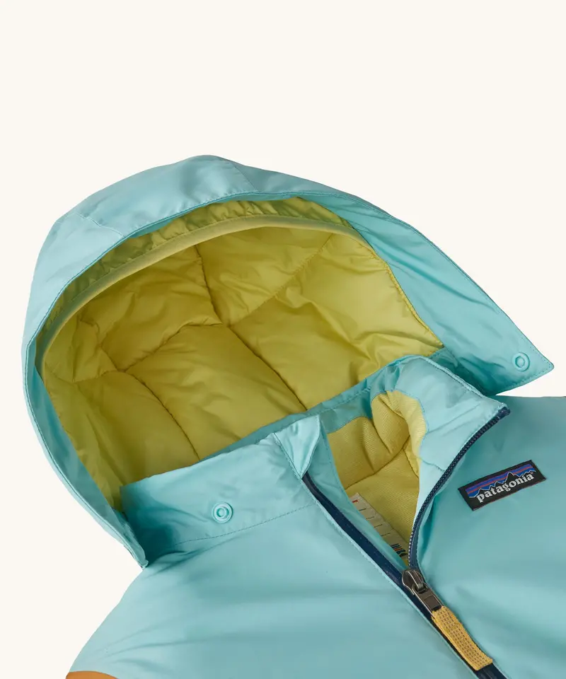 Patagonia Little Kids Snow Pile One-Piece - Forest Being / Sizzle Red 3