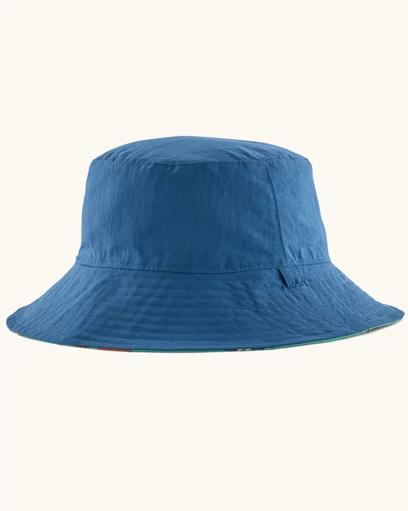 Patagonia Little Kids Sun Bucket Hat - Royal Fren / Aqua Stone 2