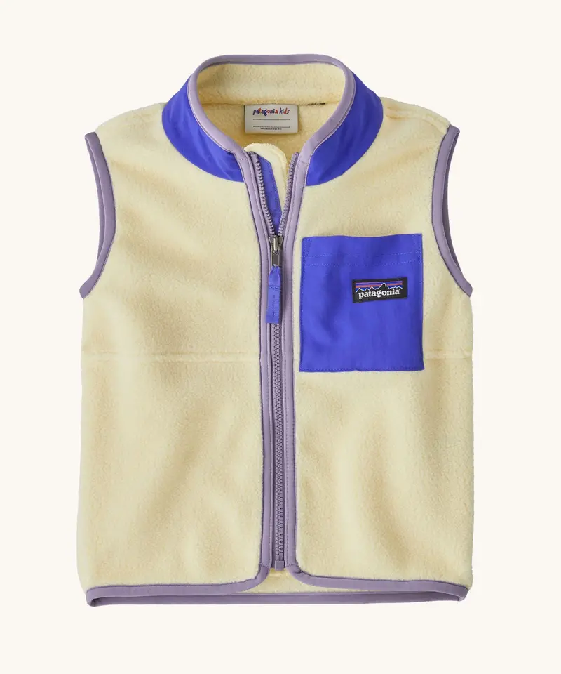 Patagonia Little Kids Synchilla Vest - Buttercup Yellow 1