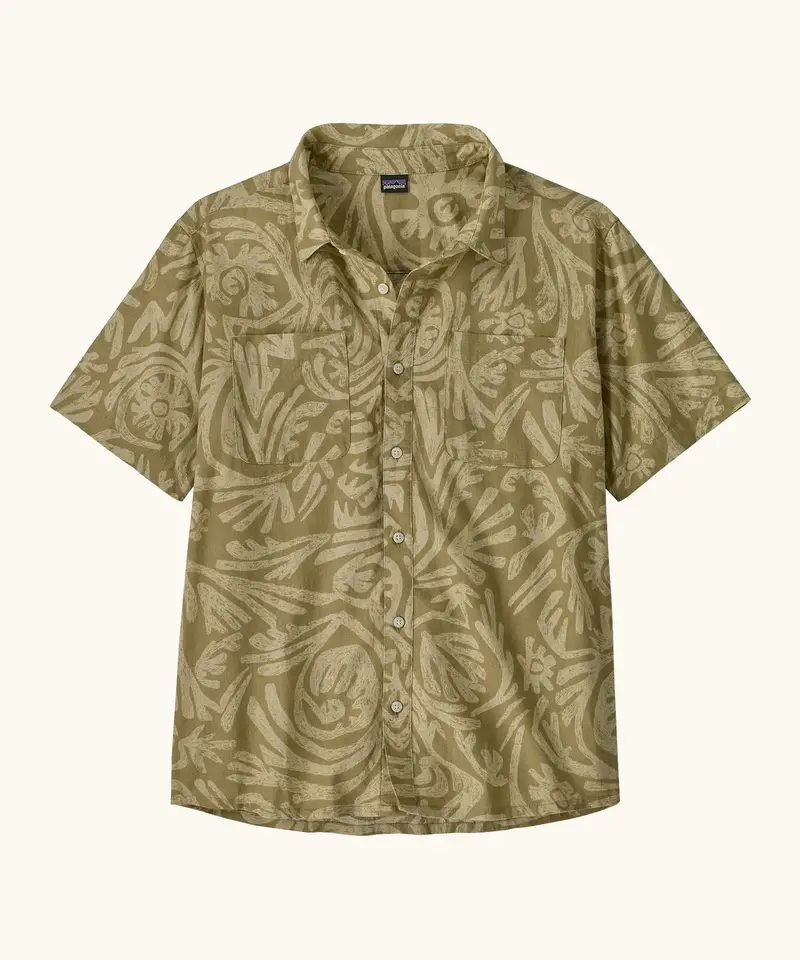 Patagonia Men's Back Step Shirt - Earthen / Weathered Stone 1