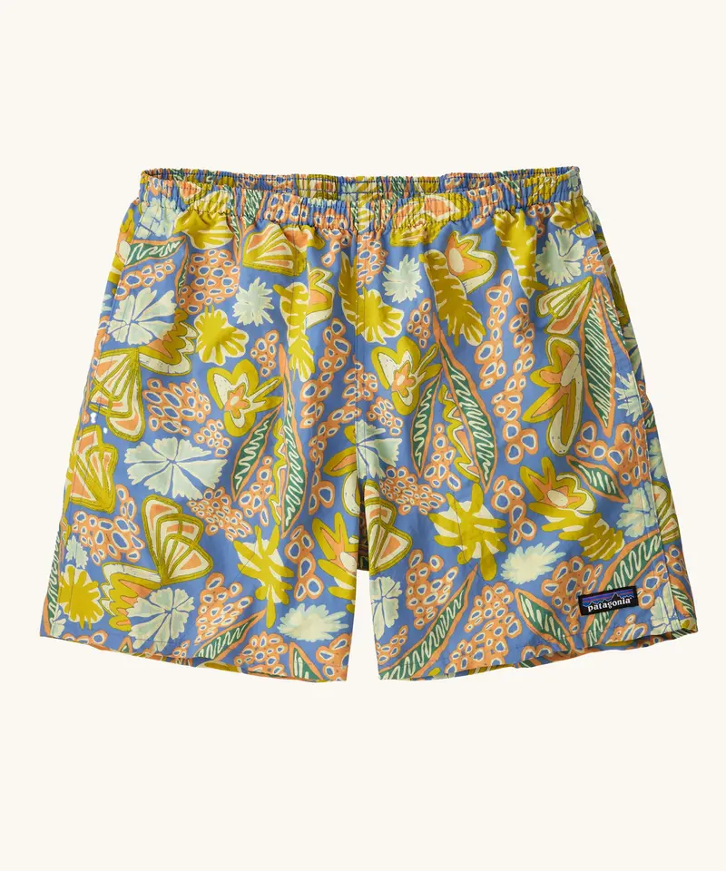 Patagonia Men's Baggies™ Shorts - Flourish / Abundant Blue 1