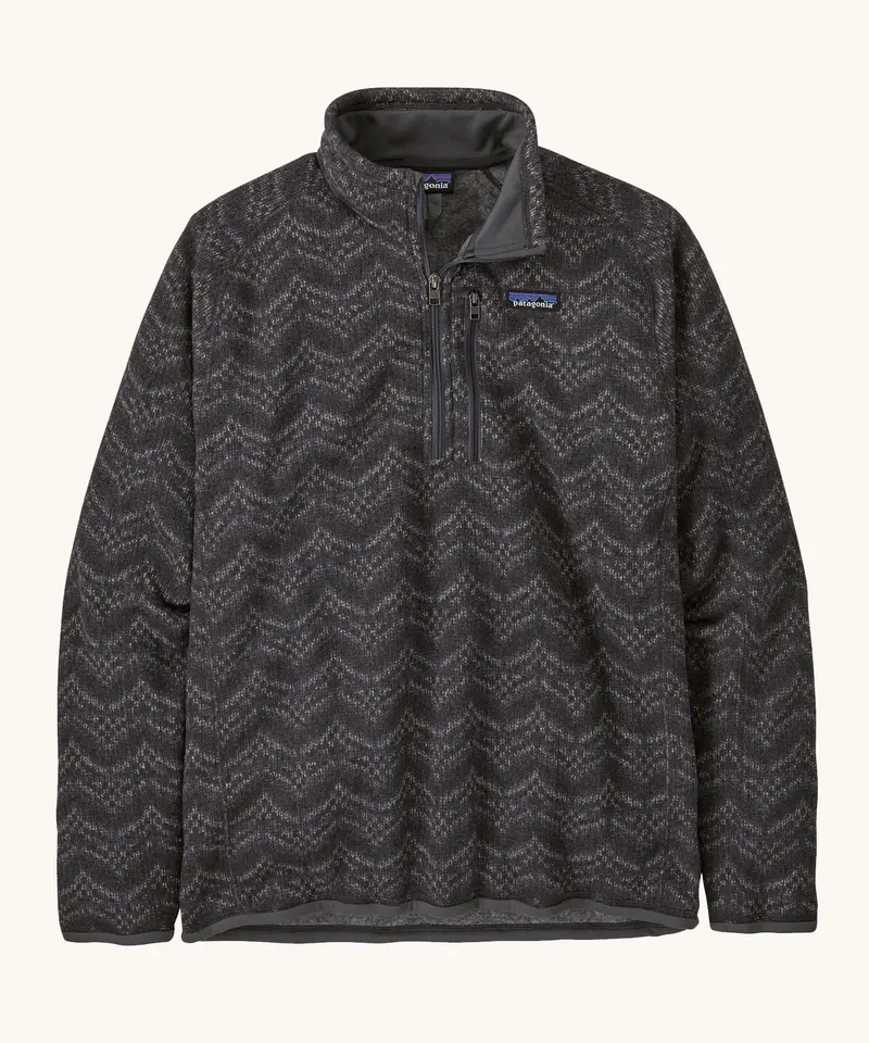 Patagonia Men's Better Sweater Fleece 1/4 Zip - Forge Grey 1