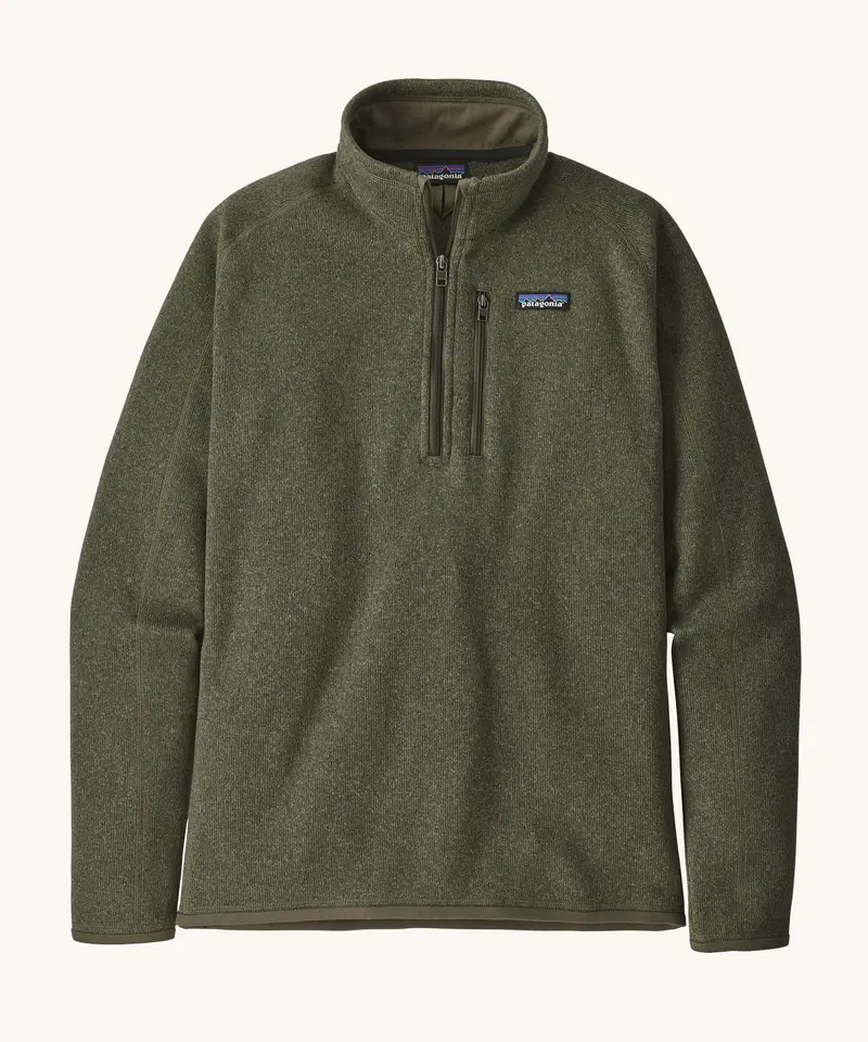 Patagonia Men's Better Sweater Fleece 1/4 Zip - Industrial Green 1