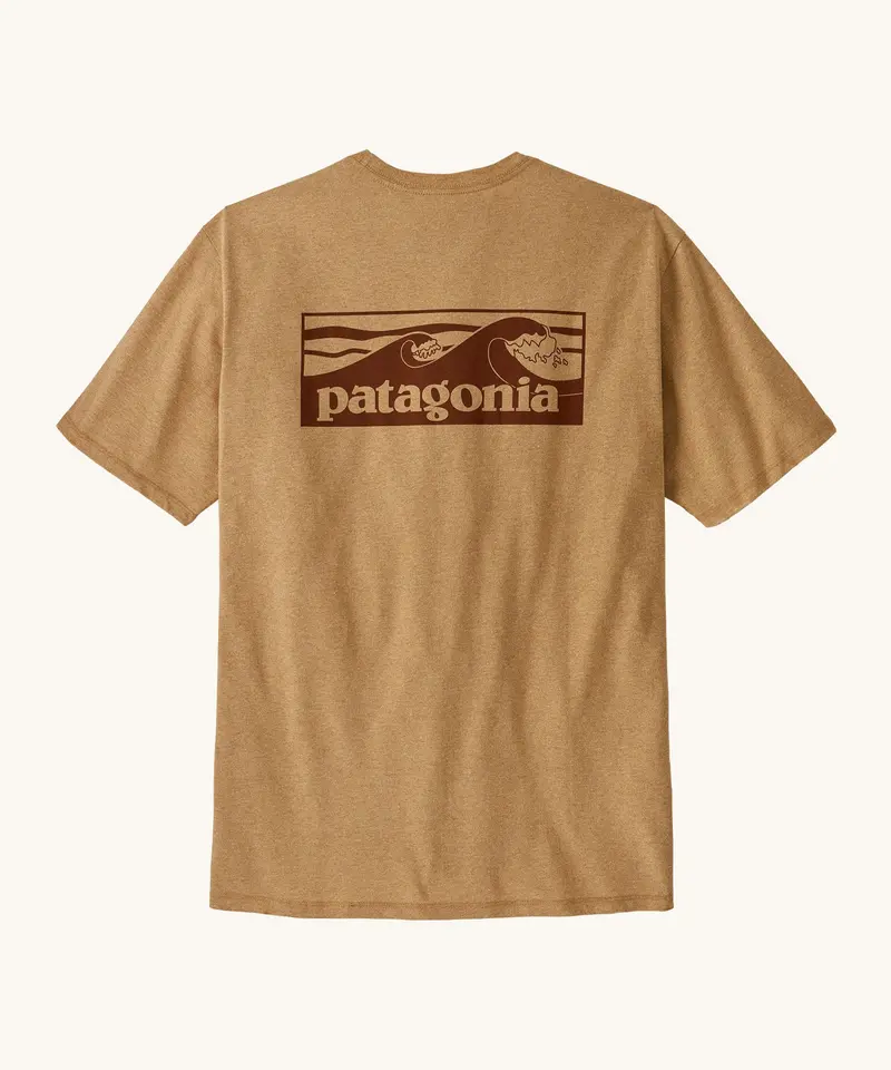 Patagonia Men's Boardshort Logo Pocket Responsibili-Tee® - Talon Gold 1