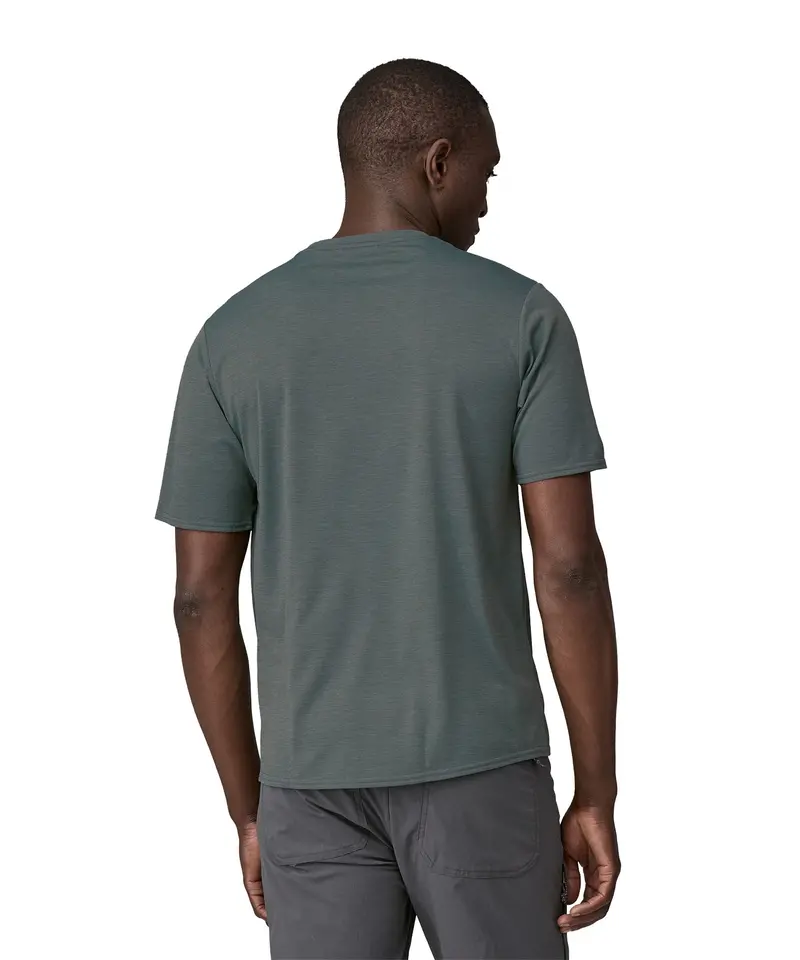Patagonia Men's Capilene Cool Daily Graphic Shirt - Strataspire / Wetland Blue X-Dye 3