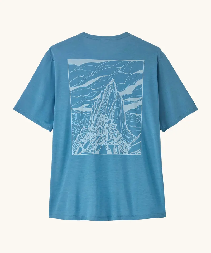 Patagonia Men's Capilene® Cool Daily Shirt - Cloud Crag / Blue 1