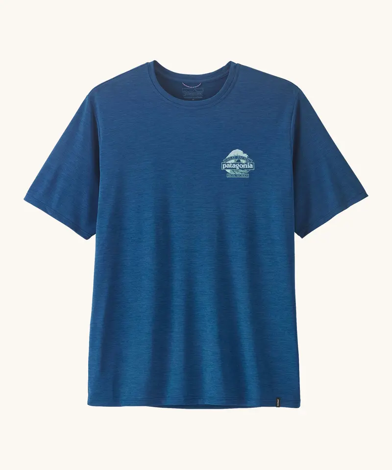 Patagonia Men's Capilene® Cool Daily Shirt - Great Waves / Clement Blue 2