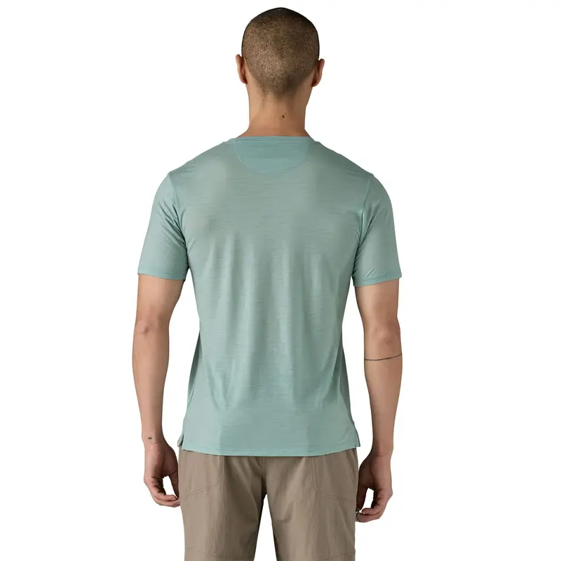 Patagonia Men's Capilene Cool Merino Graphic T-Shirt - Fitz Roy Strata / Thermal Blue 3