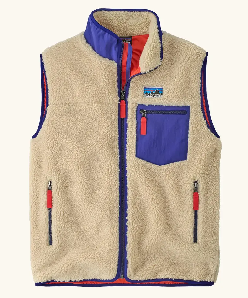 Patagonia Men's Classic Retro-X Fleece Vest - Dark Natural 1