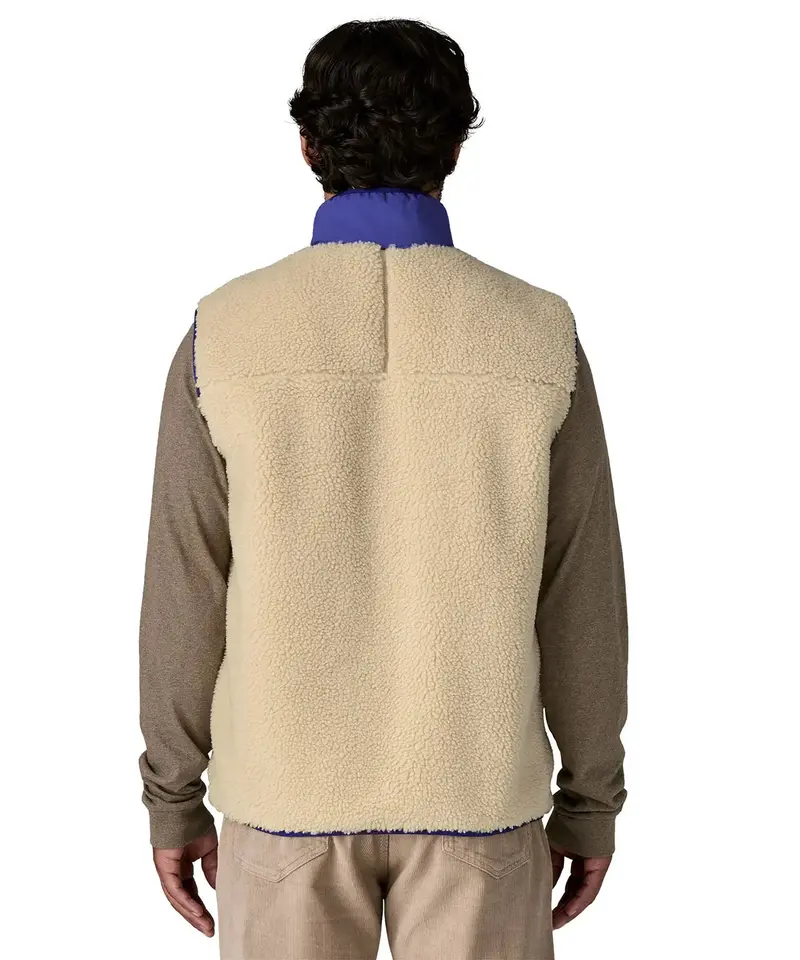 Patagonia Men's Classic Retro-X Fleece Vest - Dark Natural 4