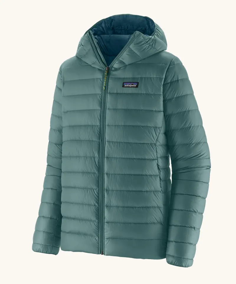 Patagonia Men's Down Sweater Hoody Jacket - Wetland Blue 1