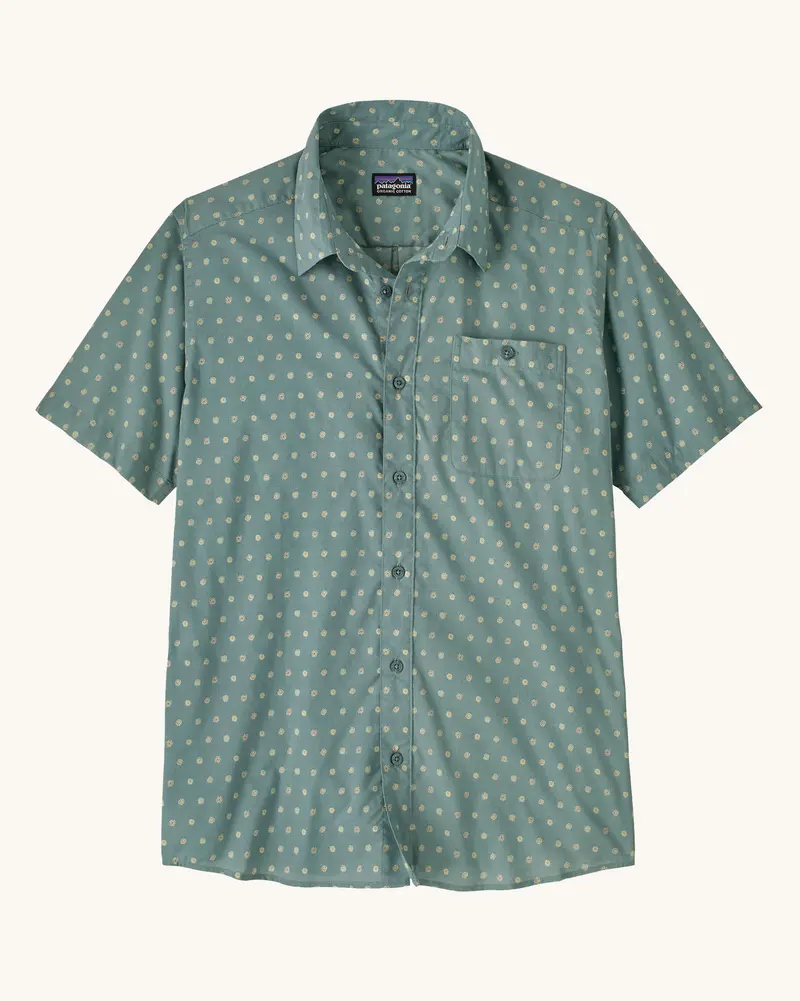 Patagonia Men's Go-To Shirt - Suns / Blue Sage 1