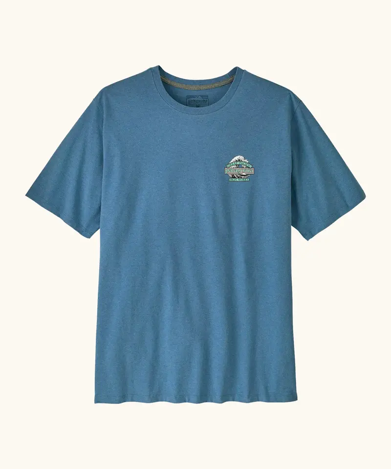 Patagonia Men's Great Waves Responsibili-Tee® - Shore Blue 2