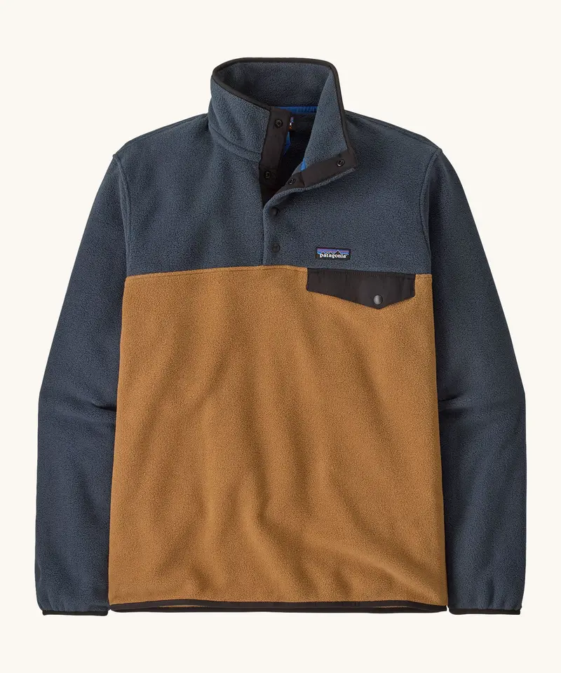 Patagonia Men's Lightweight Synchilla® Snap-T Fleece - Deer Brown 1