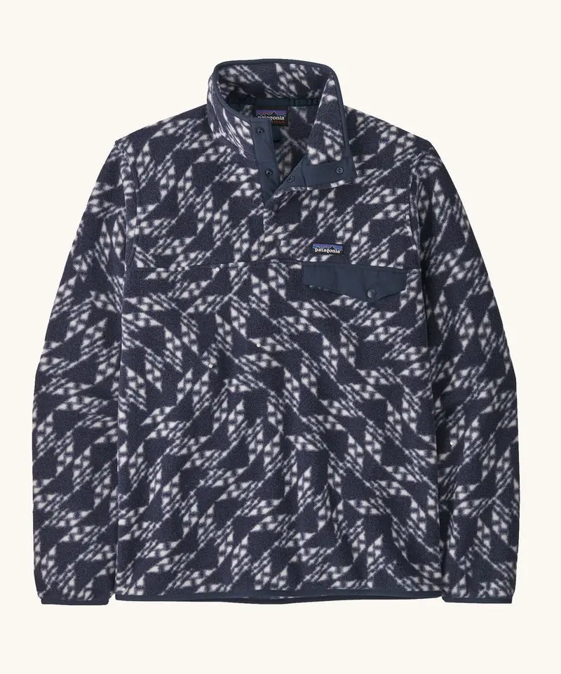Patagonia Men's Lightweight Synchilla® Snap-T Fleece - New Navy 1