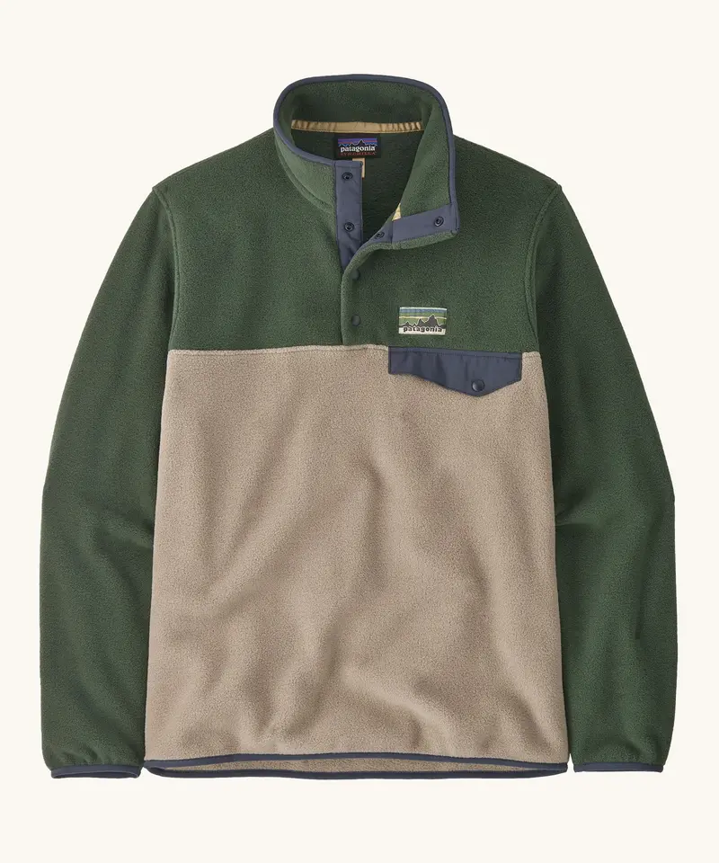 Patagonia Men's Lightweight Synchilla® Snap-T Fleece - Seabird Grey 1