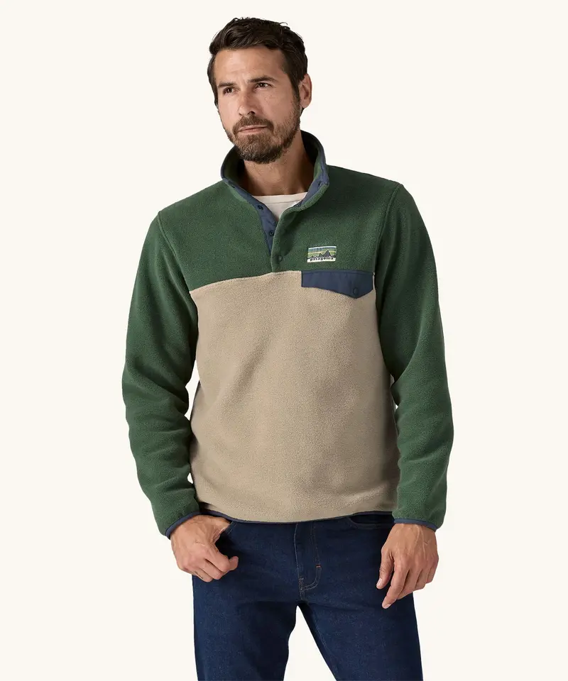 Patagonia Men's Lightweight Synchilla® Snap-T Fleece - Seabird Grey 2