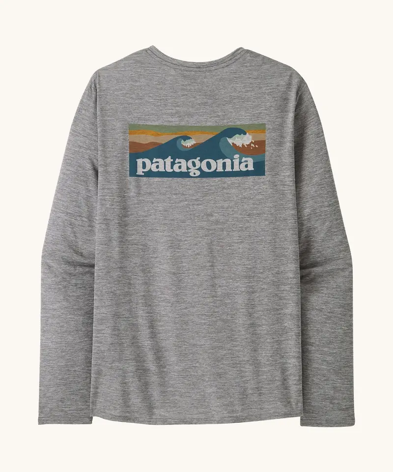 Patagonia Men's Long-Sleeved Capilene Cool Daily Graphic Shirt - Waters 1