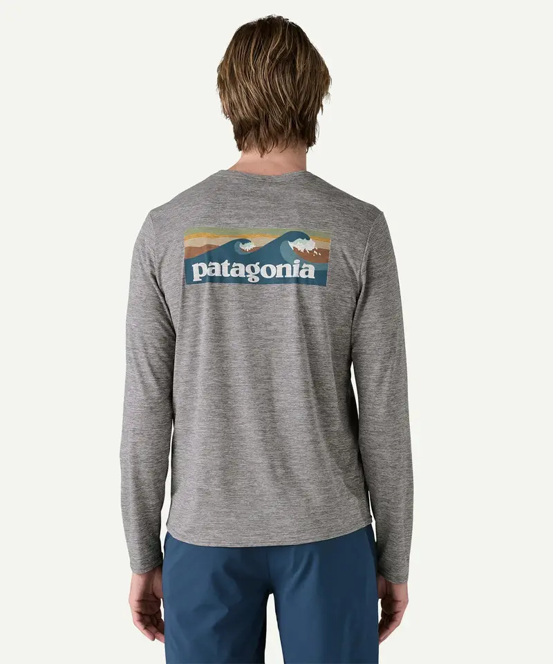 Patagonia Men's Long-Sleeved Capilene Cool Daily Graphic Shirt - Waters 3