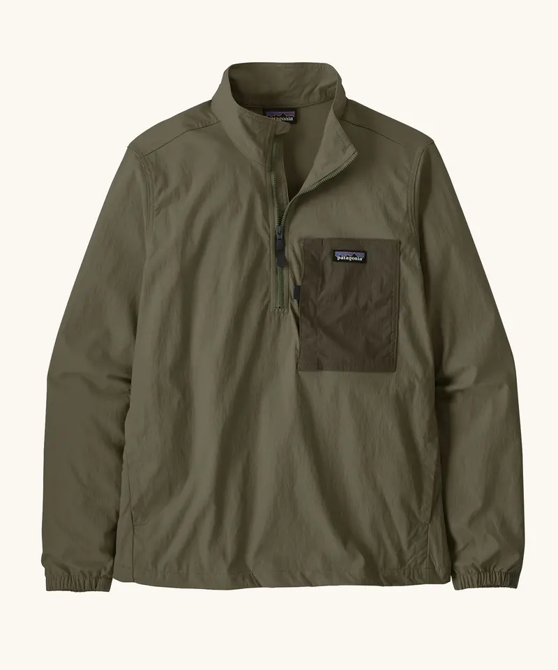 Patagonia Men's Outdoor Everyday Marsupial Pullover - Basin Green 1