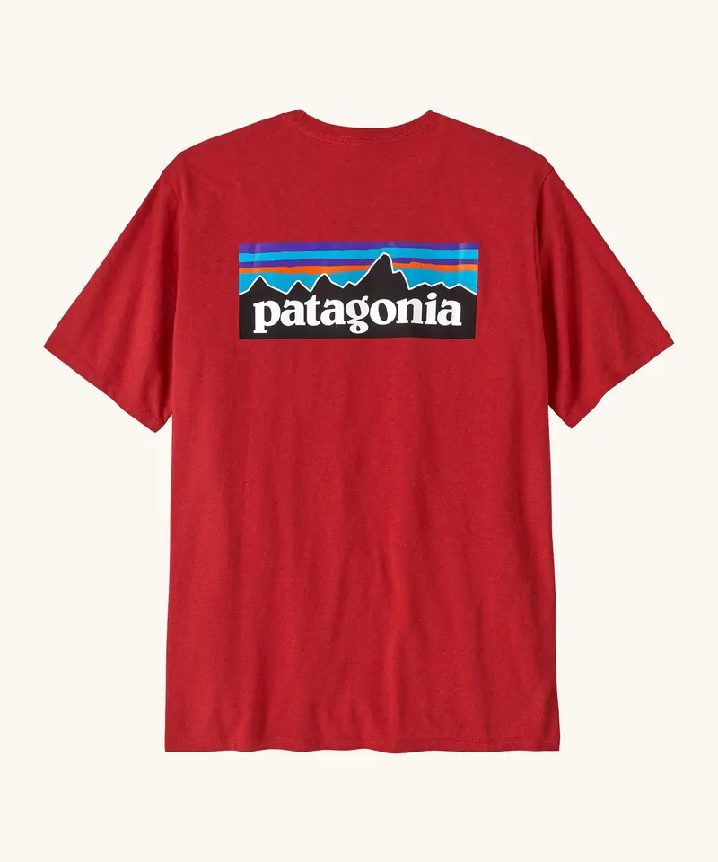 Patagonia Men's P-6 Logo Responsibili-Tee® - Amanita Red 1