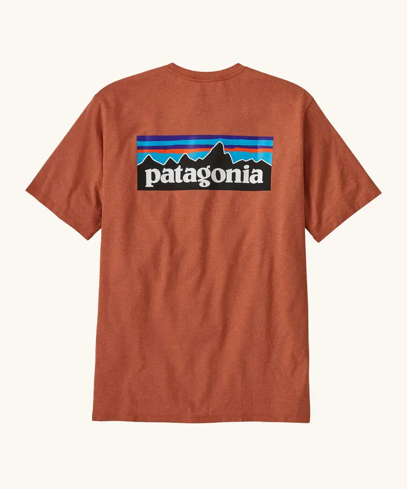 Patagonia Men's P-6 Logo Responsibili-Tee - Redtail Rust 1