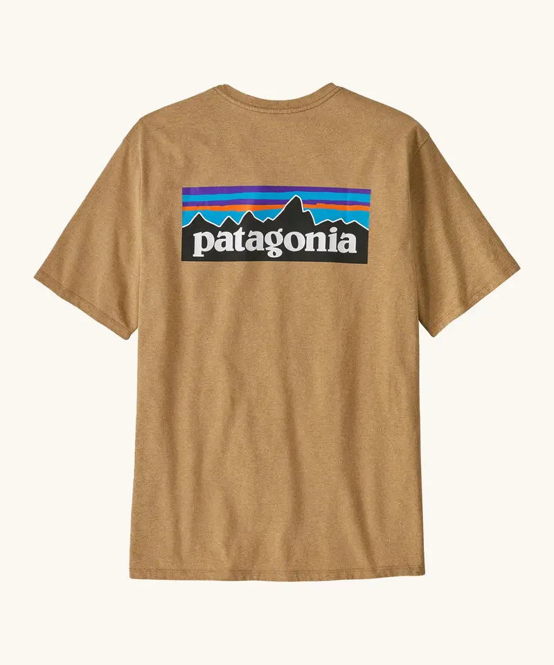 Patagonia Men's P-6 Logo Responsibili-Tee® - Talon Gold 1