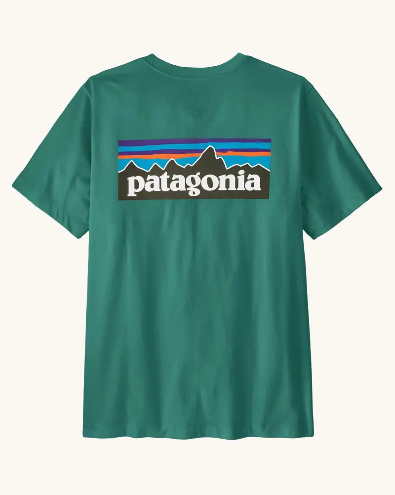 Patagonia Men's P-6 Logo T-Shirt - Gem Green 1