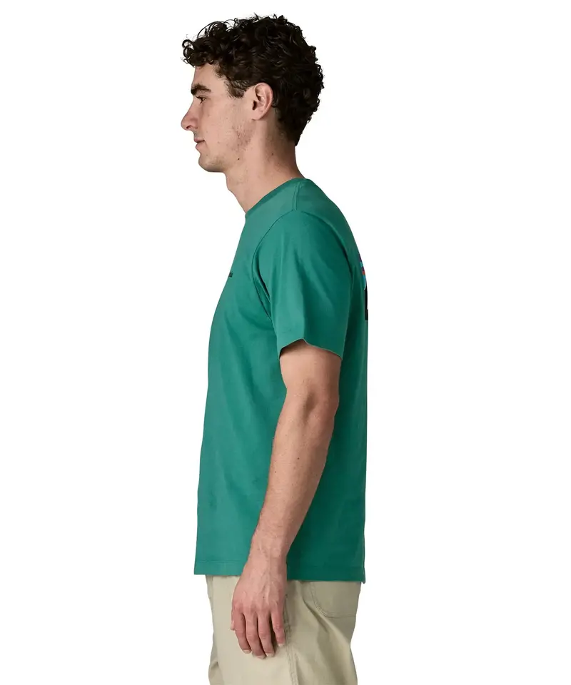 Patagonia Men's P-6 Logo T-Shirt - Gem Green 5